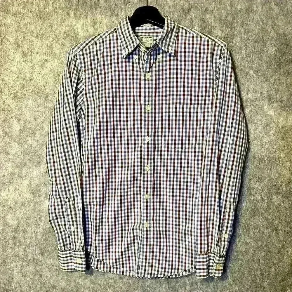 J. Crew Plaid Slim Fit Button Down - Small
